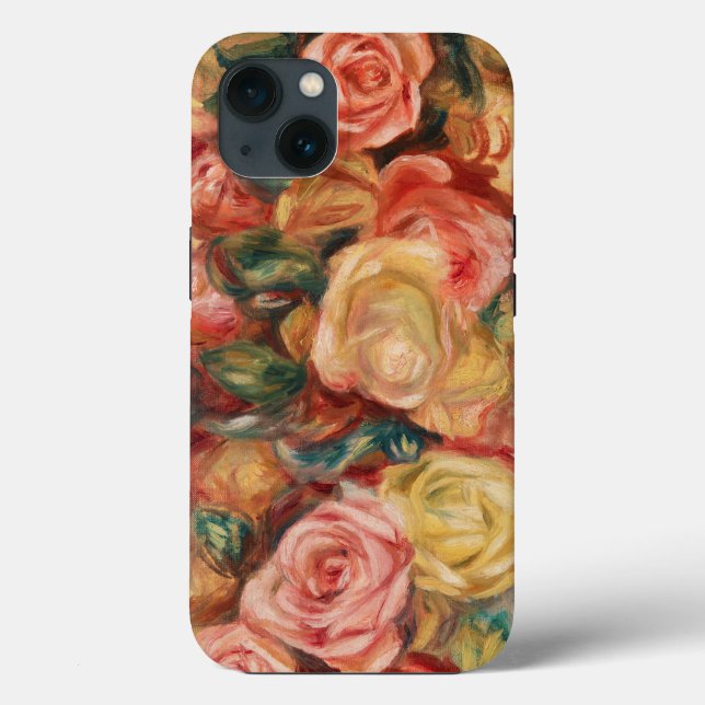 Roses (1912) by Pierre-Auguste Renoir Fine Art Case-Mate iPhone Case (Back)