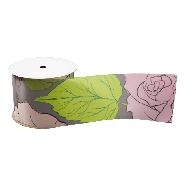 Roses 20 satin ribbon (Spool)