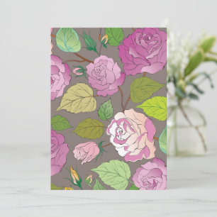 Roses 20 thank you card