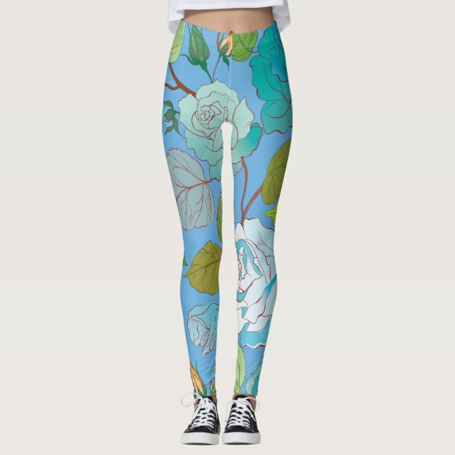 Roses 23 leggings (Front)