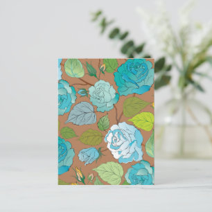 Roses 25 holiday postcard