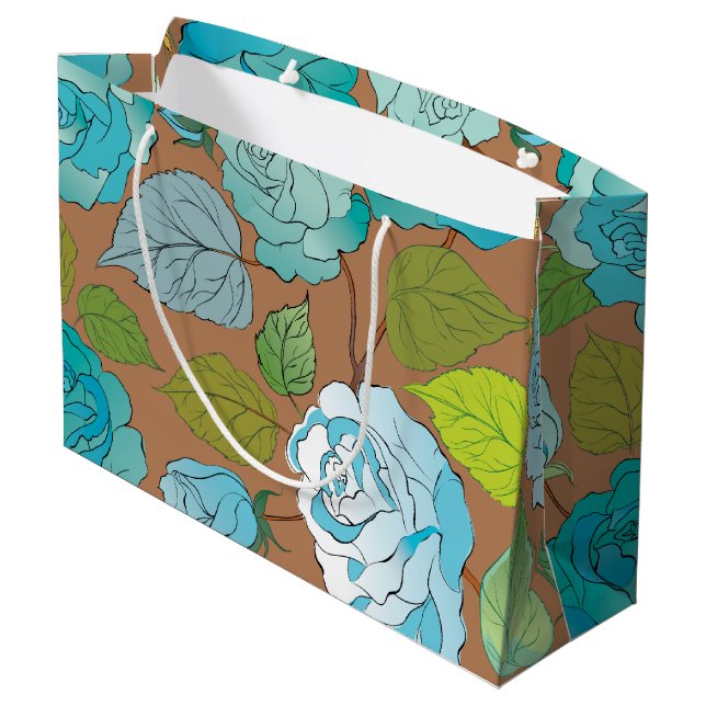 Roses 25 large gift bag (Back Angled)