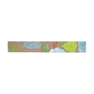 Roses 25 wraparound address label
