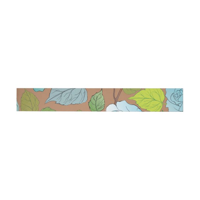 Roses 25 wraparound address label (Individual)