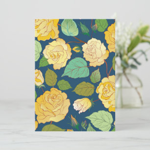 Roses 2 thank you card