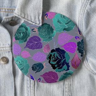 Roses 31 6 cm round badge
