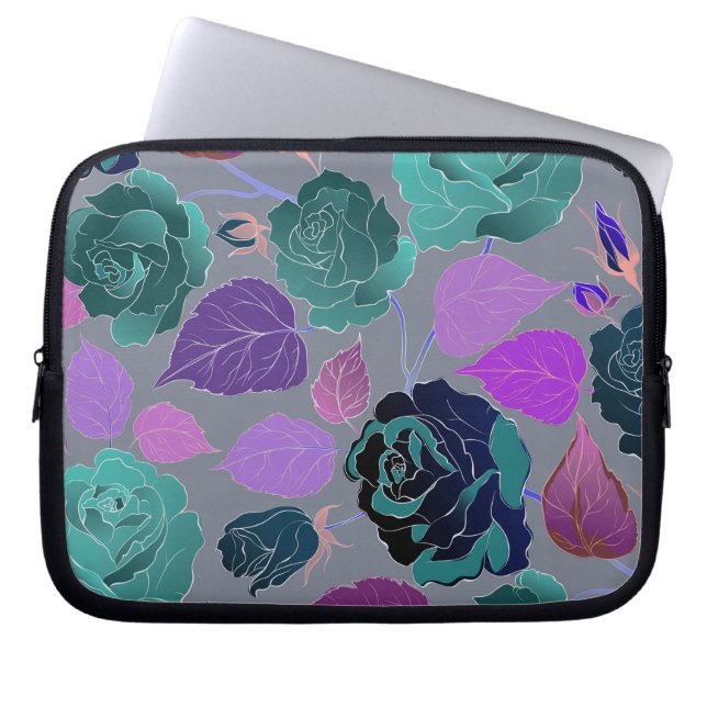Roses 31 laptop sleeve (Front)