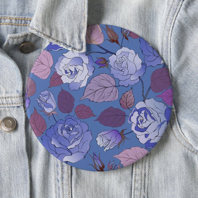 Roses 32 6 cm round badge (In Situ)