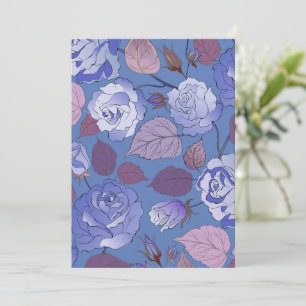 Roses 32 thank you card