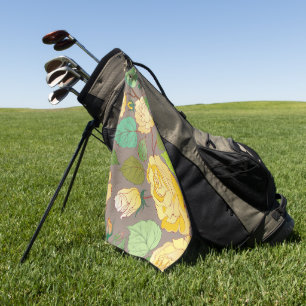Roses 3 golf towel