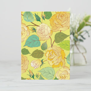 Roses 4 thank you card