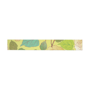 Roses 4 wraparound address label
