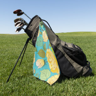 Roses 5 golf towel