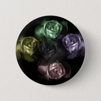 Roses 6 Cm Round Badge