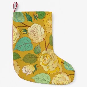 Roses 7 small christmas stocking