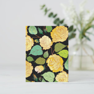 Roses 8 holiday postcard