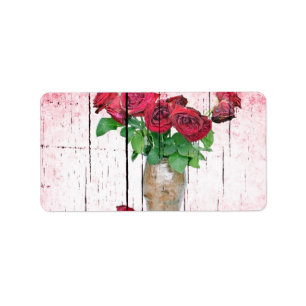 Roses Address Label