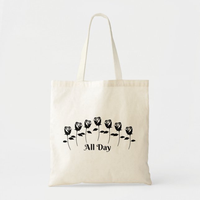 ROSES ALL DAY TOTE BAG (Front)
