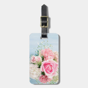 Roses and Baby Breaths Luggage Tag