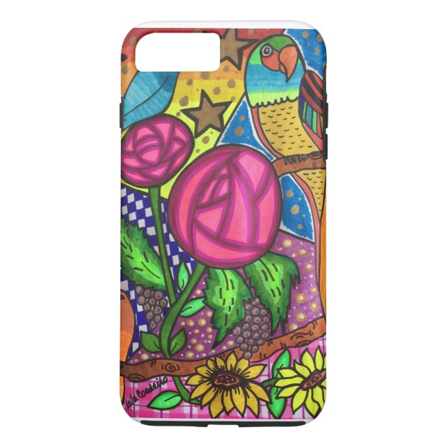 Roses and birds Case-Mate iPhone case (Back)