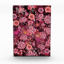 Roses and birds pattern