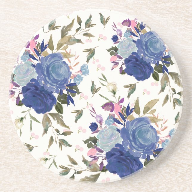 Roses and Cherries Coaster (Front)