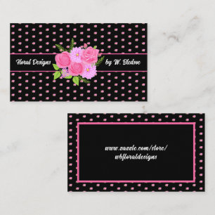 Roses and Dahlias Business Card