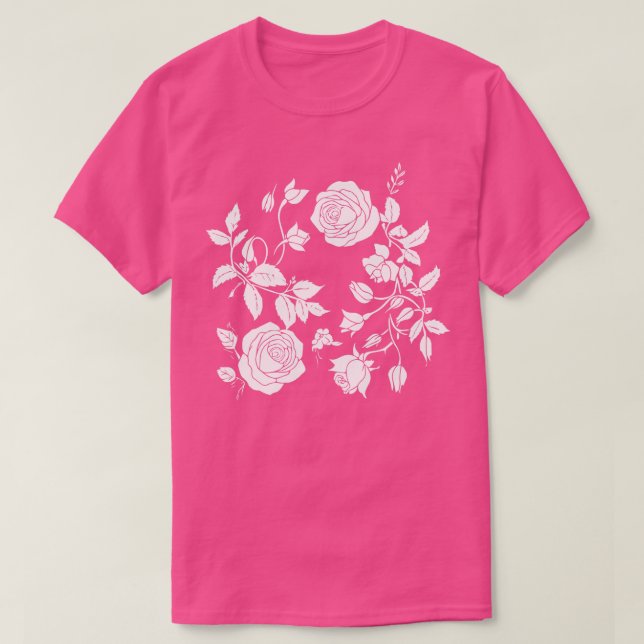 roses and flowers T-Shirt (Design Front)