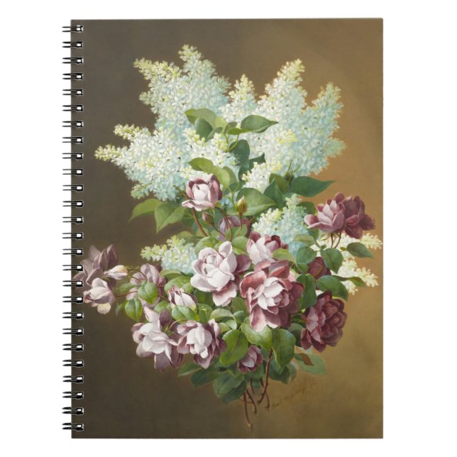 Roses and Lilacs  Notebook (Front)