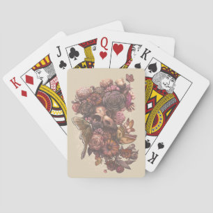 Roses and Moths Playing Cards