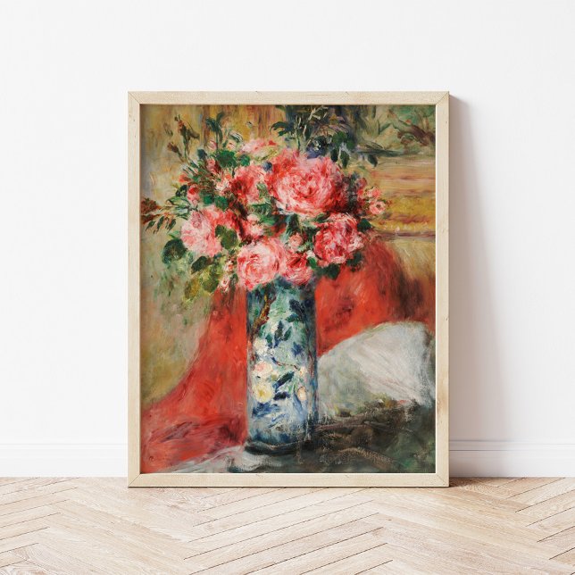 Roses and Peonies in a Vase | Renoir Poster (Creator Uploaded)