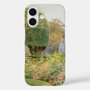 Roses and Pinks by Elgood, Vintage English Garden iPhone 16 Case