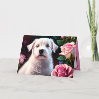 Roses And Small Dog Collection