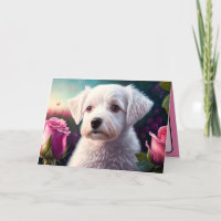 Roses And Sweet Dog Collection
