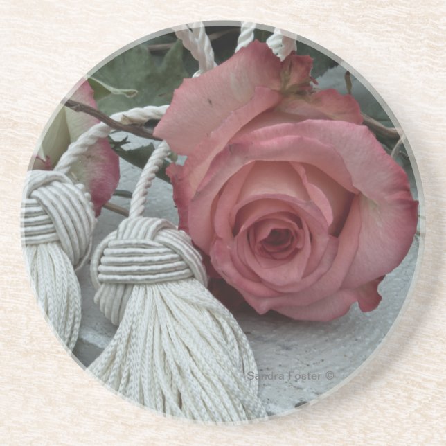 Roses And Tassels Coaster (Front)