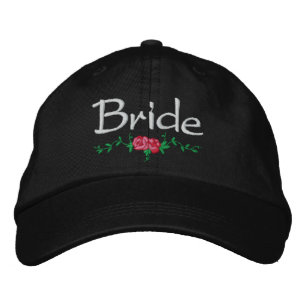 Roses and Vines Embroidered Bridal Wedding Cap