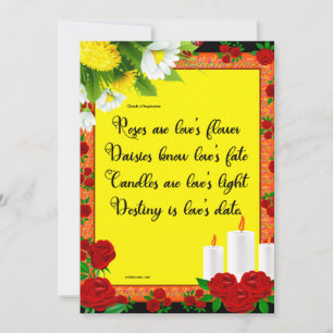 Roses Are Love's Flower card