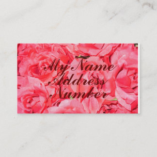 "Roses are Pink"... Business Card