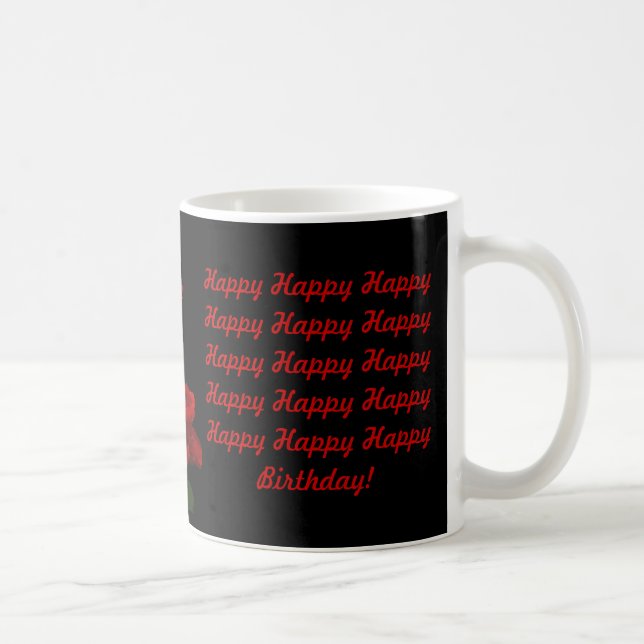 Roses Are Red Birthday Coffee Mug (Right)