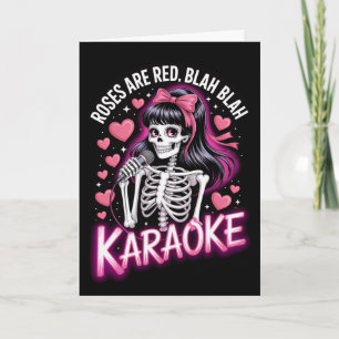 Roses Are Red Blah Karaoke Anti Valentine Card