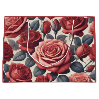 Roses are Red Large Gift Bag