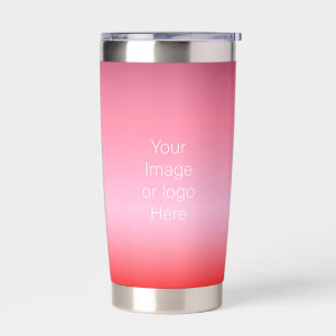 Roses Are Red Traveller Gradient Personalise Insulated Tumbler