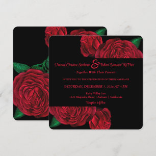 Rose's Are Red Wedding Invitation