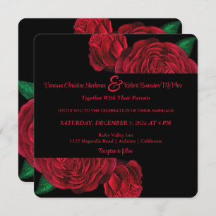 Rose's Are Red Wedding Invitation