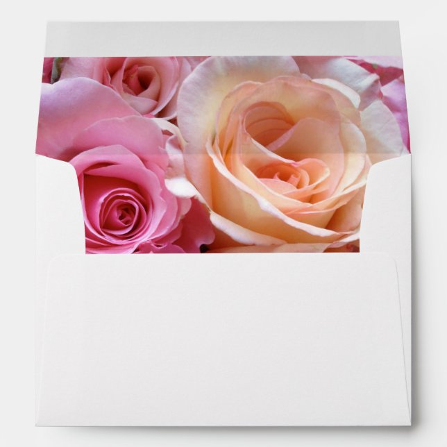 Roses arranged envelope (Back (Bottom))