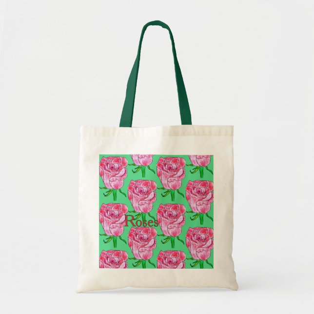 Roses Blank Tote Bag (Front)