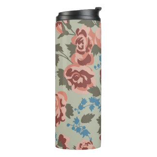 Roses & Bluebells Thermal Tumbler