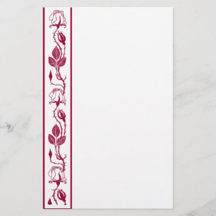 Roses Border Stationery
