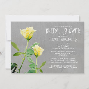 Roses Bridal Shower Invitations
