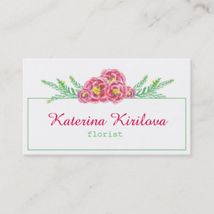 Roses Business Card